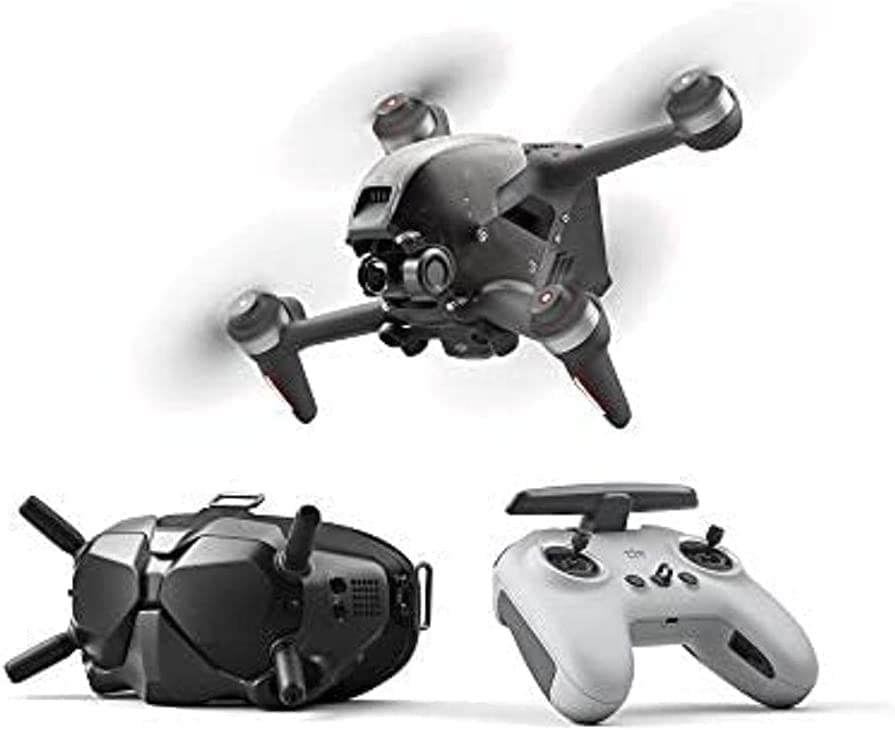 DJI FPV Combo, First Person View Drone UAV Quadcopter With 4K Camera, Immersive Flight Experience, S Flight Mode, Super-Wide