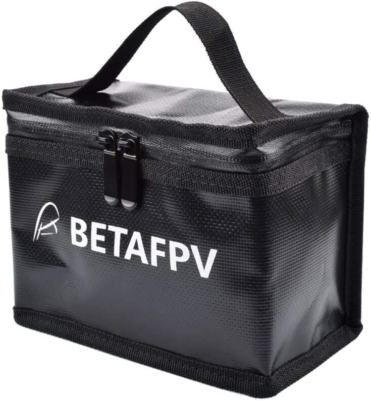 BETAFPV Fireproof Explosionproof Waterproof  Safe Lipo Battery Bag for FPV Whoop Lipo Battery Storage Charging Fire And